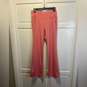 Zeronic Women’s Flare Yoga Pants Size Women’s Large Color Pink